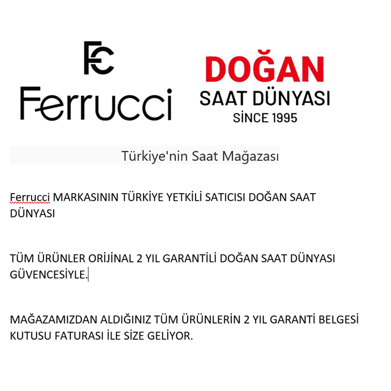 Ferrucci FC.12493H.04 Kadın Kol Saati	