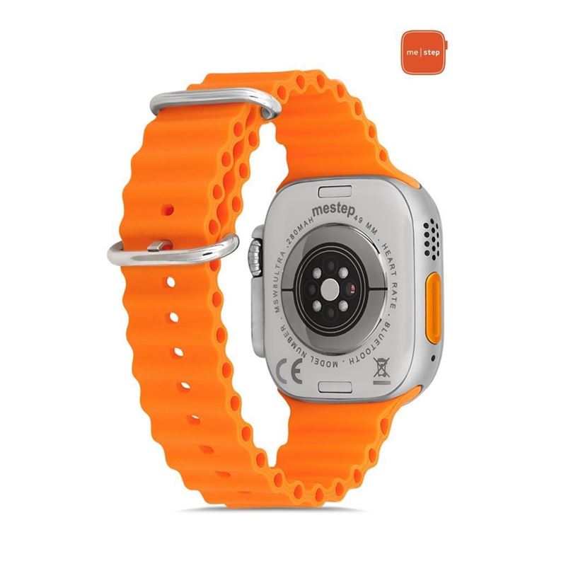 ME STEP Watch 8 Ultra Orange Smart Watch 49 Mm ME-340-4R